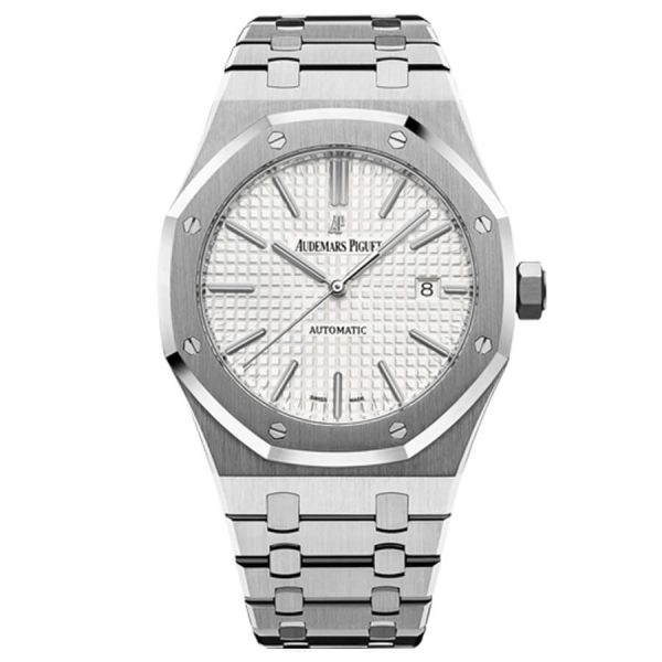 { LAZADA ĐỒNG HỒ PHỐ } Đồng Hồ Nam Thời Trang AP 888 Automatic TRẮNG WHITE - Dây Thép Không Gỉ - Size 42mm - Fullbox