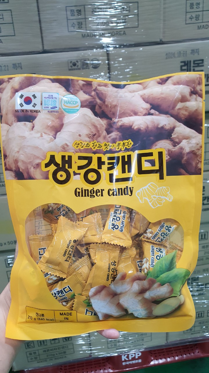 Kẹo gừng candymade hàn quốc 210g
