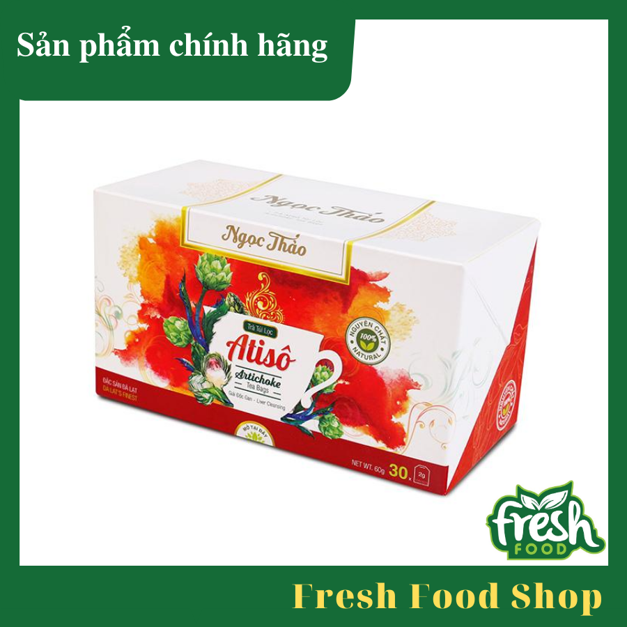 Hộp trà atiso Ngọc Thảo 30 túi lọc loại cao cấp