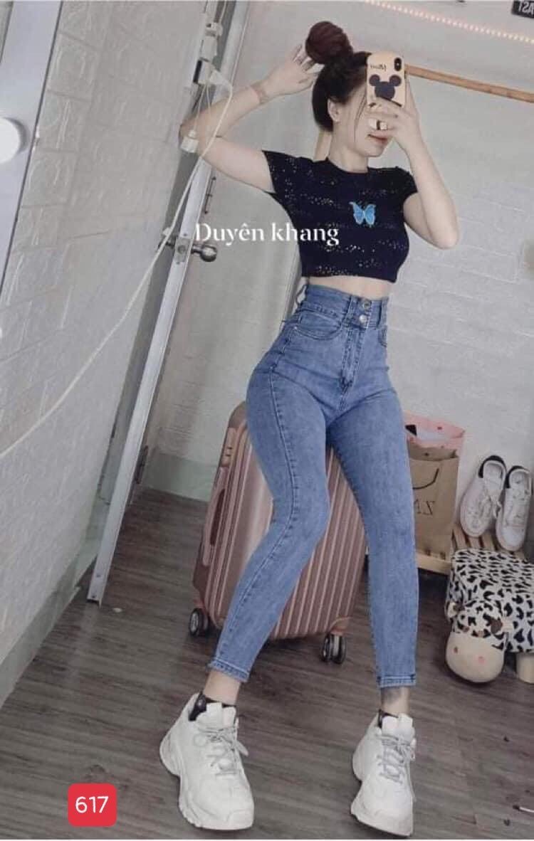 quần jean nữ lưng cao cao cấp MẪU MỚI NHẤT HOT TREND LP STORE 88 nam chất bò LP 617 co giãn phong cách CHUẨN SHOP HÌNH THẬT 100% thời trang LP STORE 88 LD0141