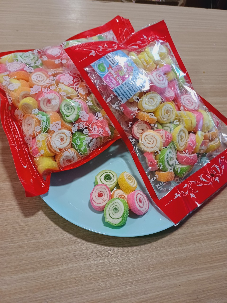 [Hoàn tiền 10%] kẹo dẻo TRÒN TÚI 500G - date luôn mới