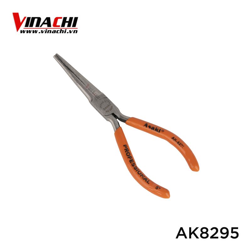 Kìm mũi nhọn asaki ak8295 - 5in - 1 cái