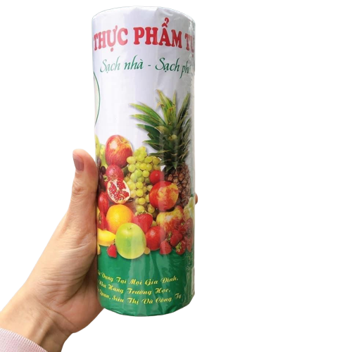 Cuộn túi đựng thực phẩm Sài Gòn tự hủy sinh học kích thước 25cm x 35cm (500gr/cuộn)