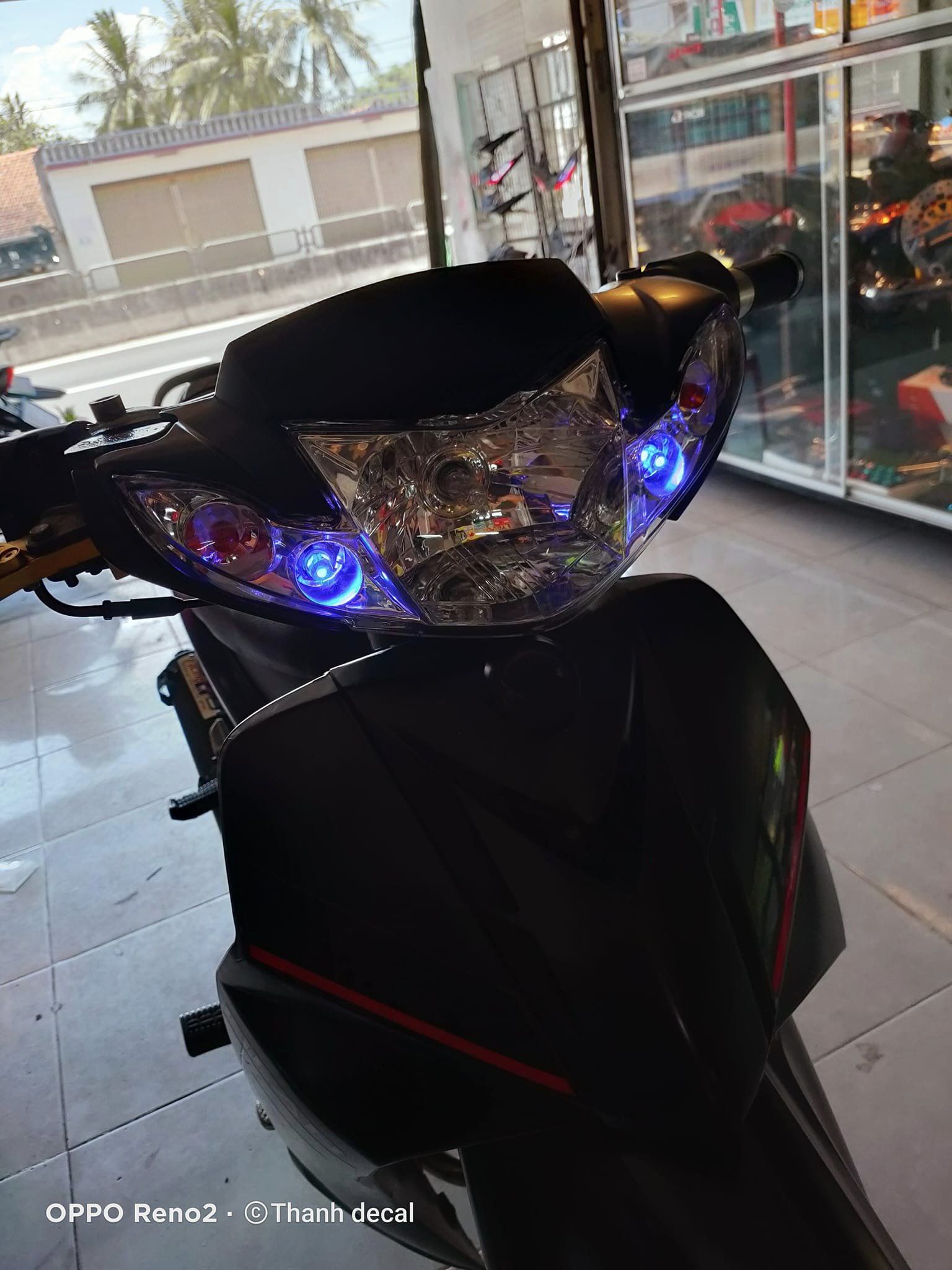 Đầu đèn Si hello lắp Sirius 50-110cc có demi