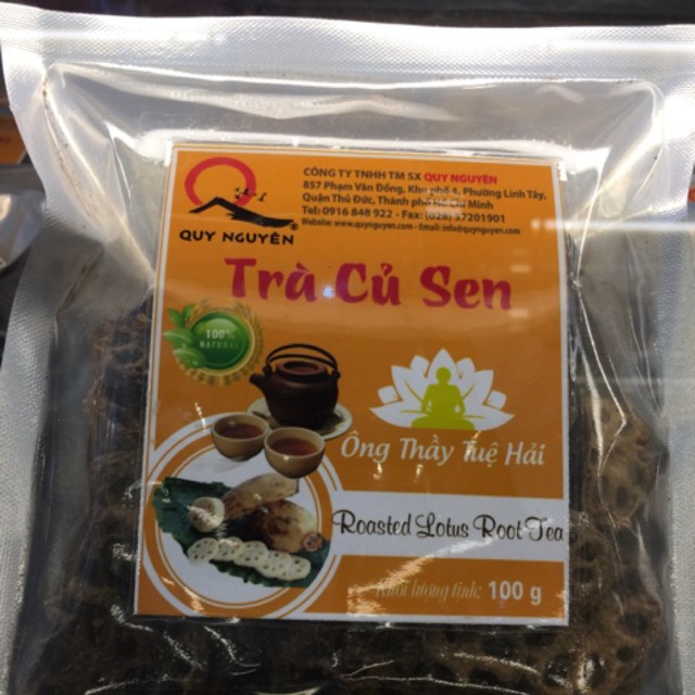 Trà củ sen quy nguyên 100g