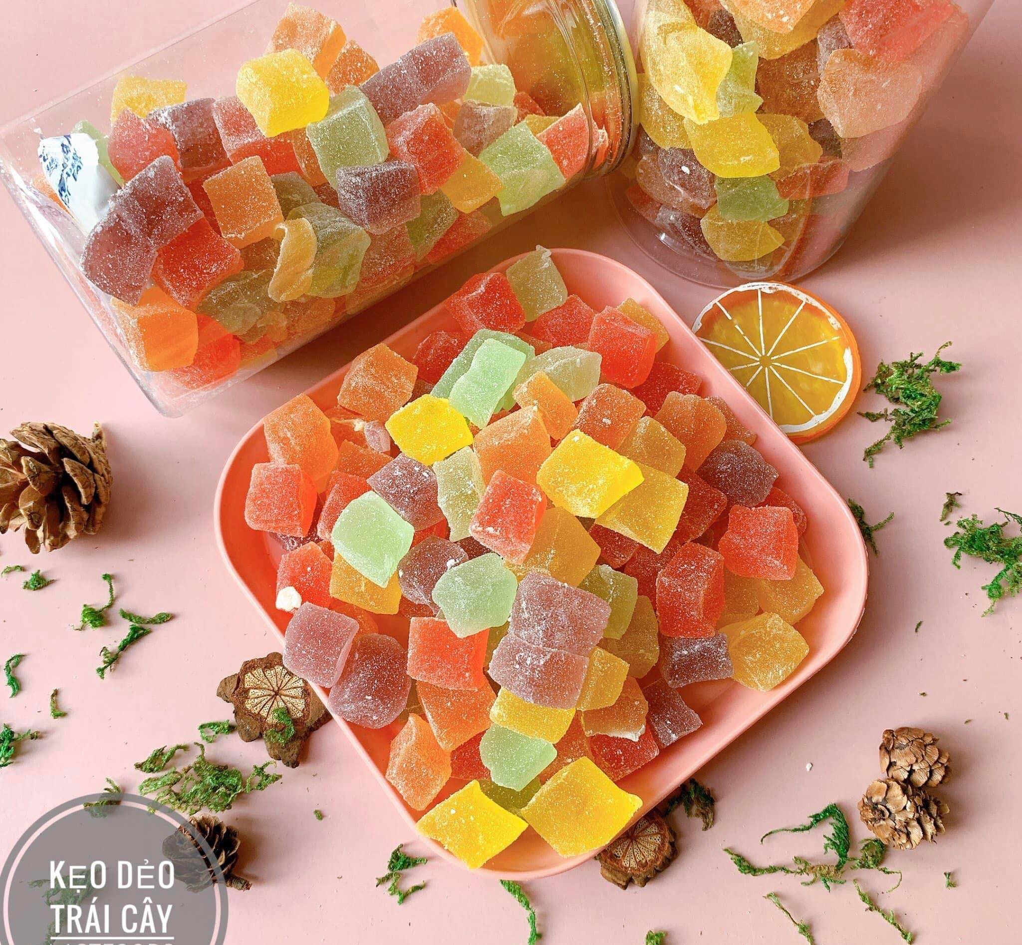 KẸO DÂU - KẸO DẺO SỮA - ĐẶC SẢN ĐÀ LẠT ĂN LÀ NGHIỀN GÓI 500GR