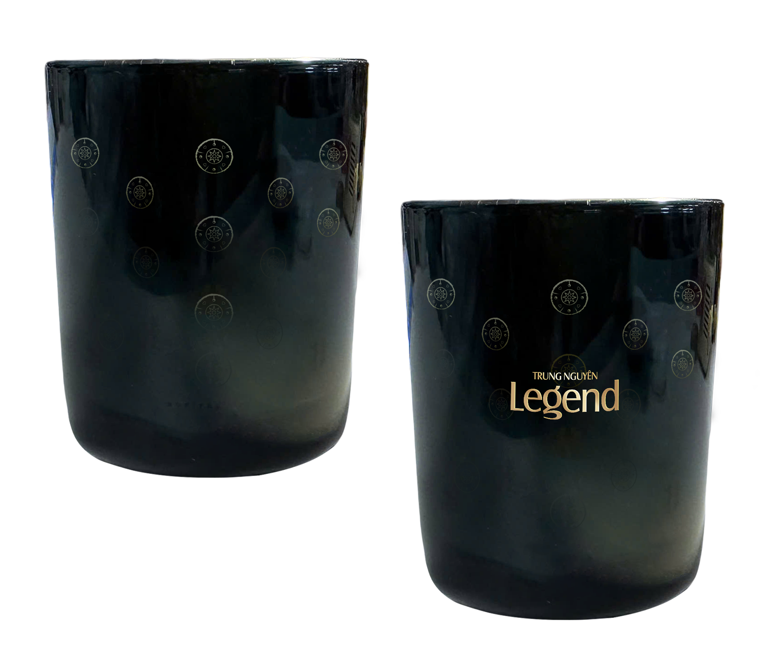 Trung Nguyên Legend - Nến thơm Cà phê 6oz Hương Cà Phê Hộp có hoa văn - Hũ 170g