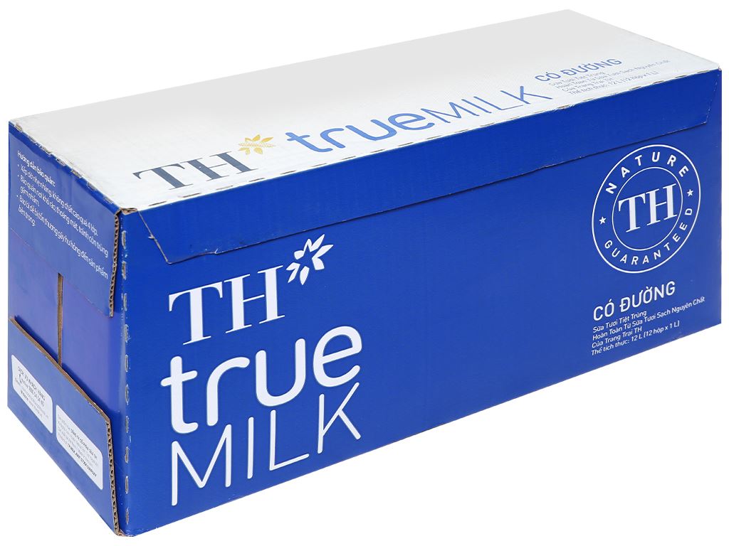 Thùng TH True Milk 48 hộp bịch