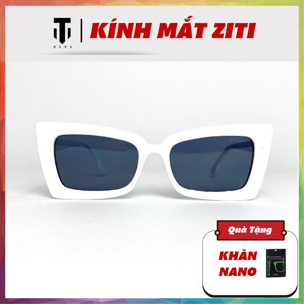 Kính mắt thời trang nam nữ ziti vech bản đẹp, kính râm đi biển