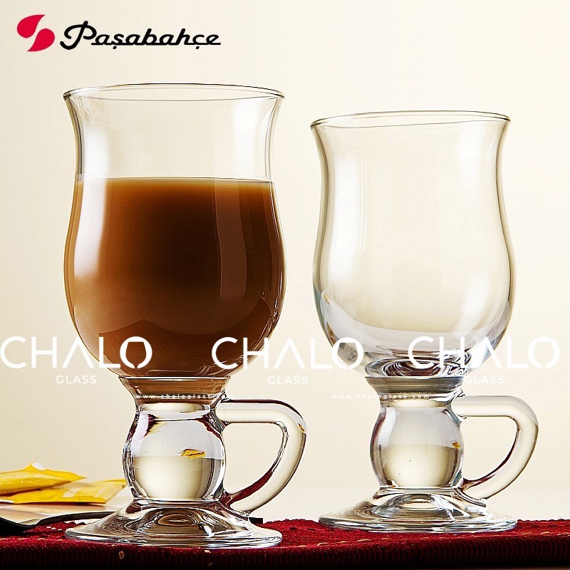 CHÍNH HÃNG - BỘ 2 LY THUỶ TINH PASABEHCE IRISH COFFEE 270ML, LY CỐC THUỶ TINH NHẬP KHẨU, LY CỐC THUỶ TINH ĐỰNG NƯỚC SANG CHẢNH