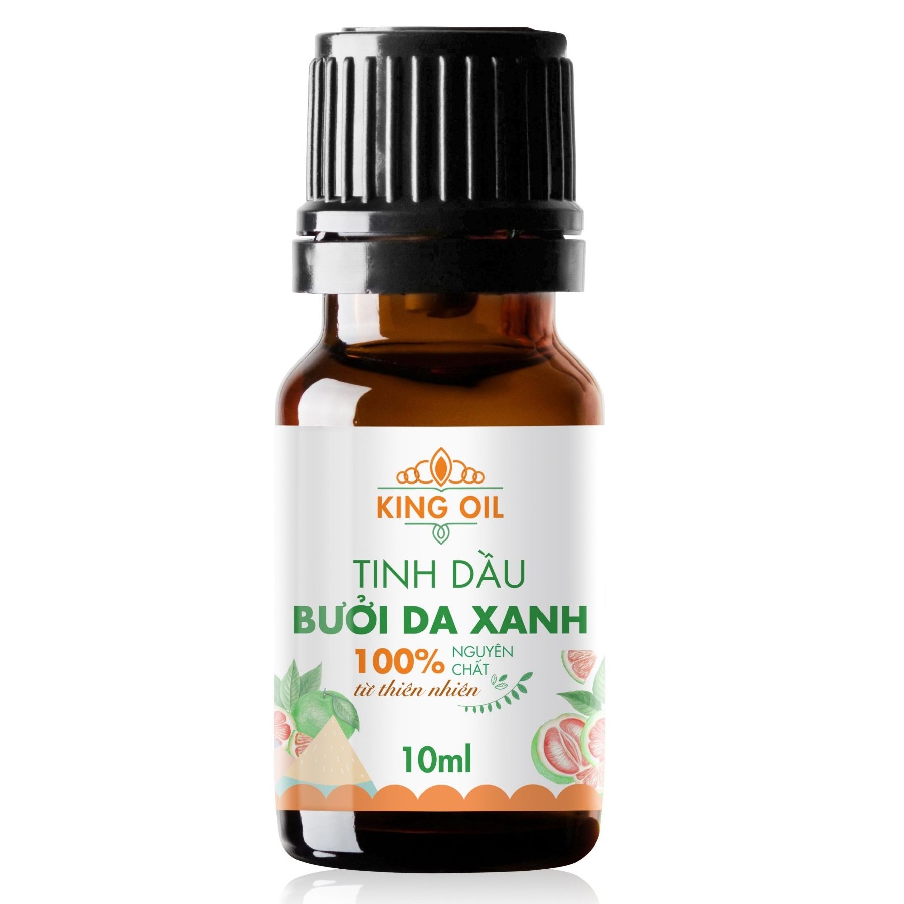 Tinh dầu Bưởi Da Xanh nguyên chất từ thiên nhiên, dưỡng tóc, chăm sóc tóc, giảm rụng, giảm hối đầu, kích thích mọc tóc, giúp óng mượt - KingOil