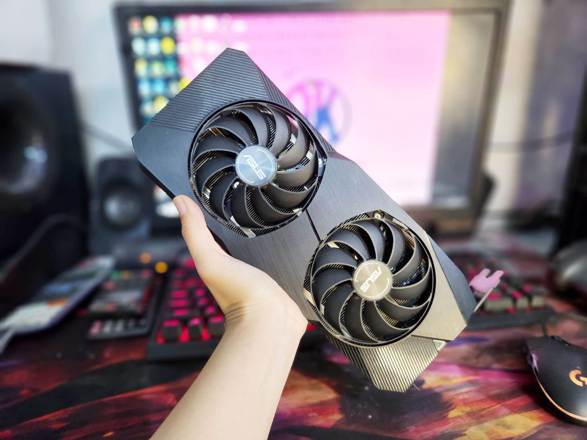 Vga asus dual-rx 5600xt t6g evo – 2nd bh 3 tháng