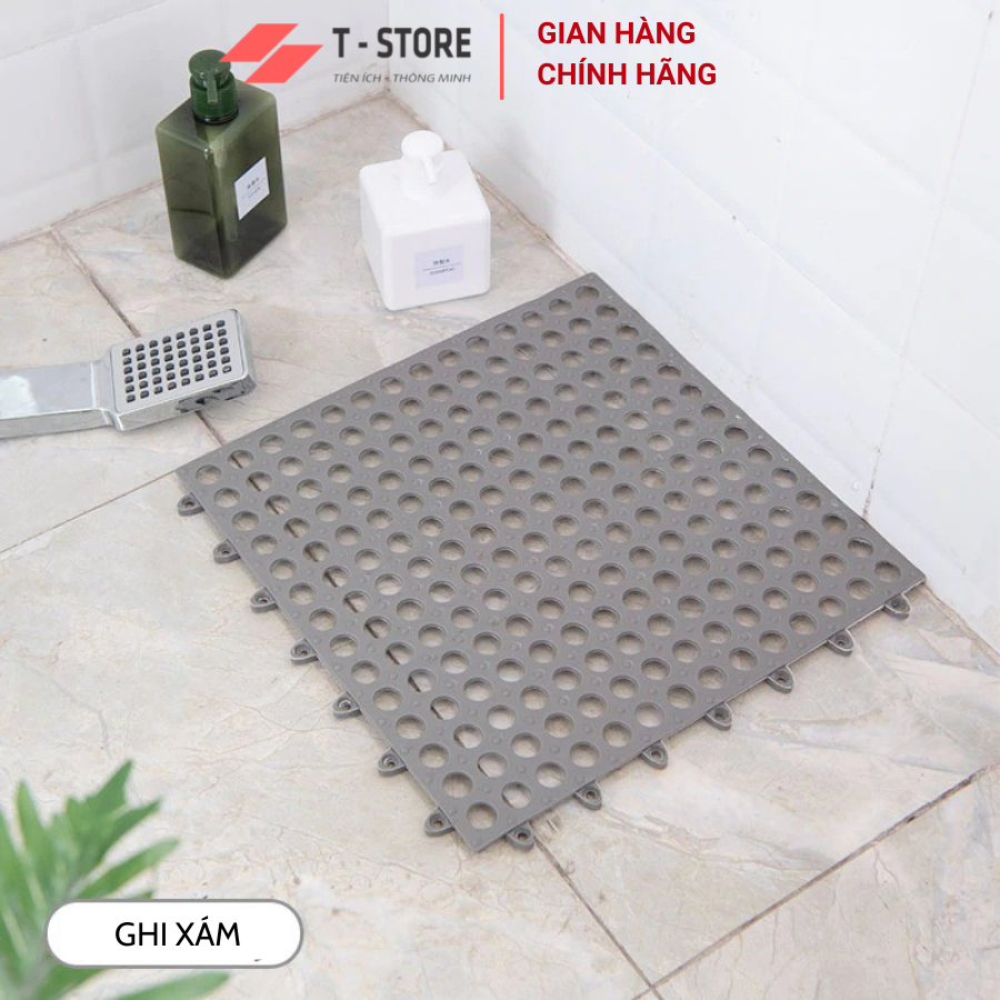 [COMBO10] Tấm lót sàn, thảm nhựa lỗ kháng khuẩn, chống trơn, trượt kt30*30 cm sạch sẽ, thoáng mát, êm chân, an toàn cho trẻ