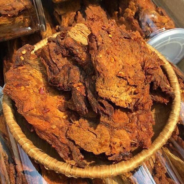 Hủ pet 200gr khô bò giòn hồng ngự - ăn vặt quỳnh anh