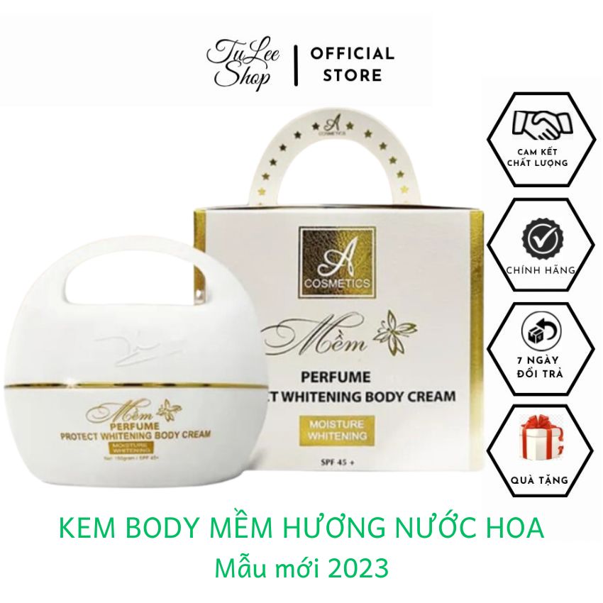 Kem body dưỡng thể trắng da mềm hương nước hoa chính hãng acosmetics
