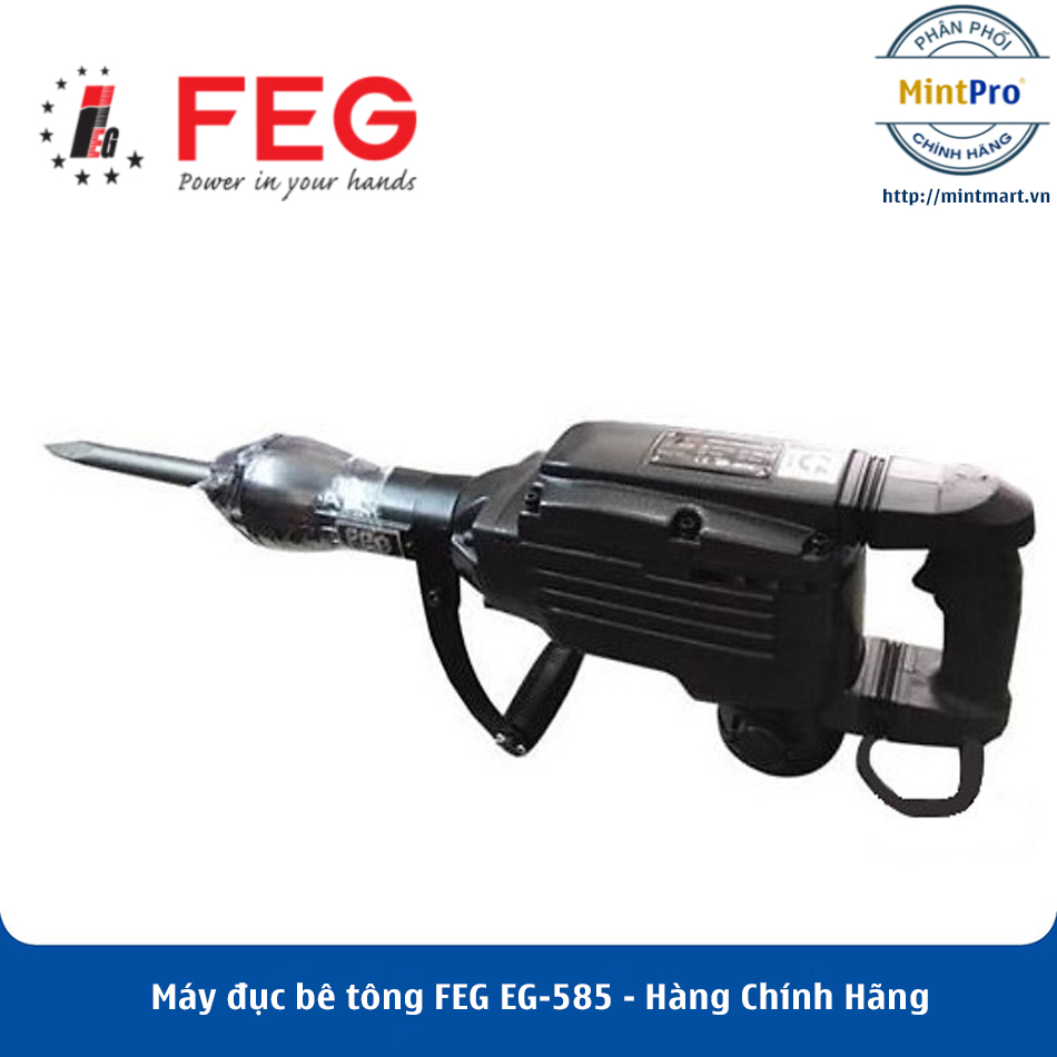 Máy đục bê tông feg eg-585 - hàng chính hãng