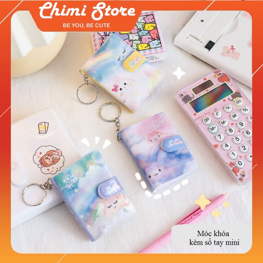 Móc khóa đa năng Chimi PK017 kèm sổ tay siêu tiện dụng màu sắc trang nhã (phát mẫu ngẫu nhiên)
