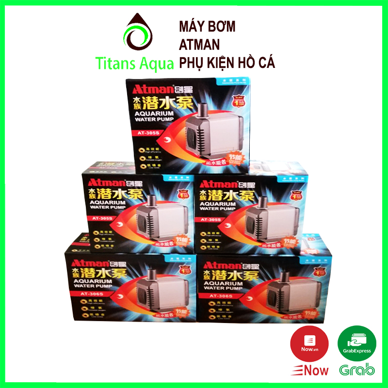 Máy bơm atman - at 304s | at 305s | at 306s - máy bơm nước hồ cá - êm, bền và tiết kiệm điện
