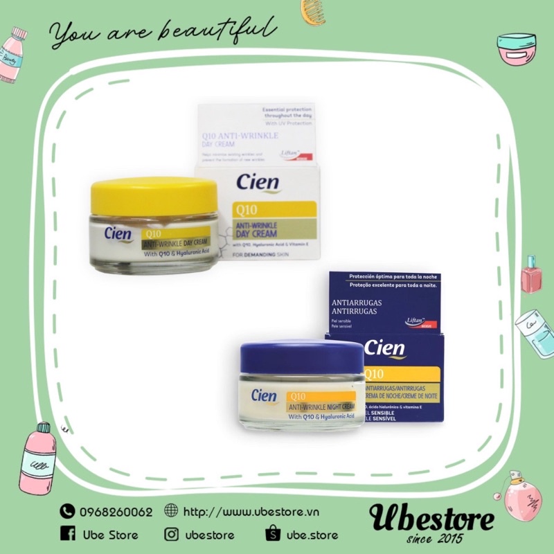 Kem dưỡng chống lão hóa cien q10 anti wrinkle