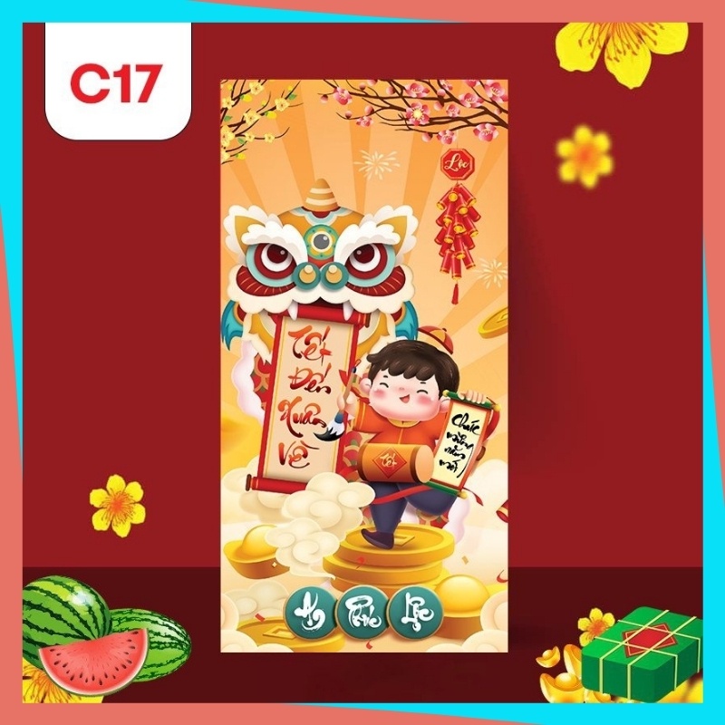 Bao lì xì Tết 2023, bao lì xì đẹp nhiều hình, đủ mẫu đón xuân
