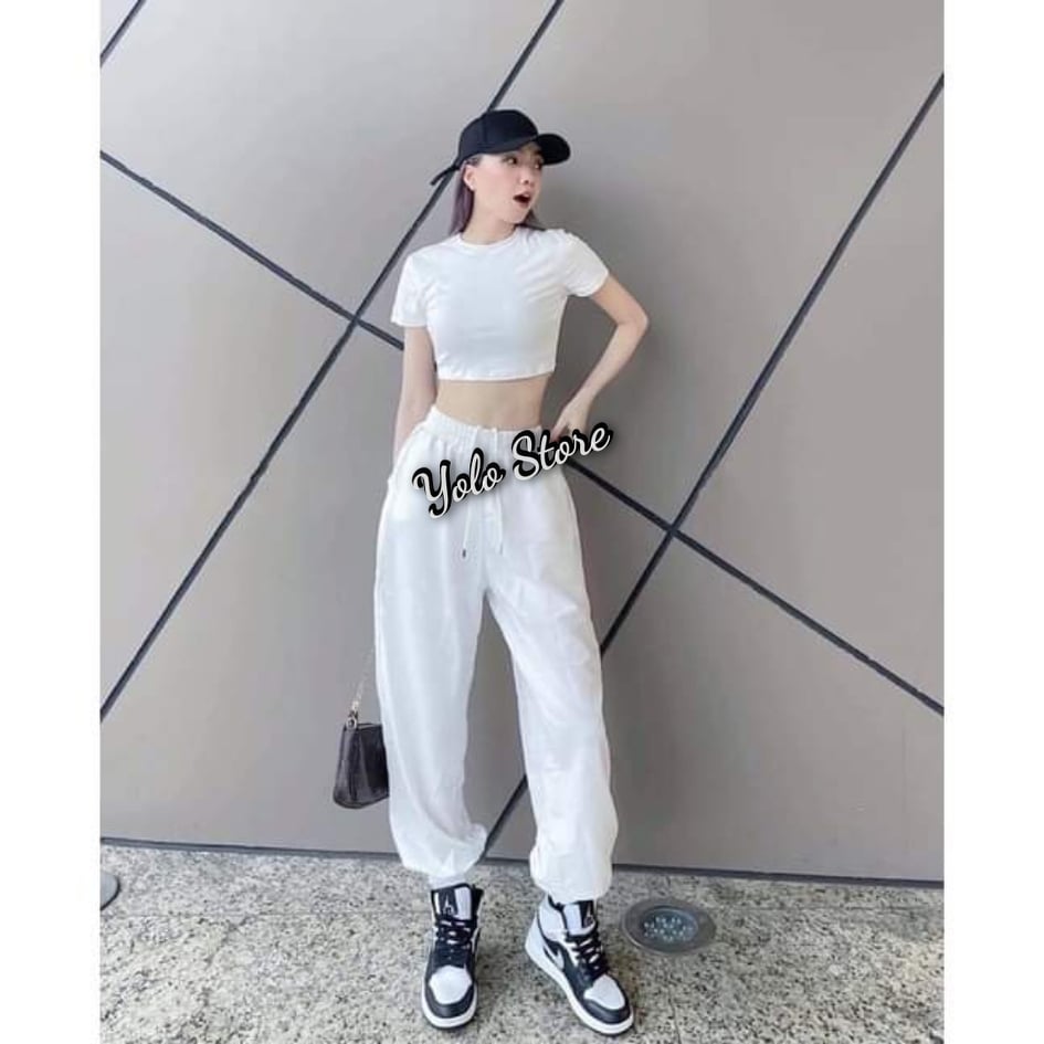 Quần Jogger- Quần Bom Bo Chun Cá Tính vải da cá