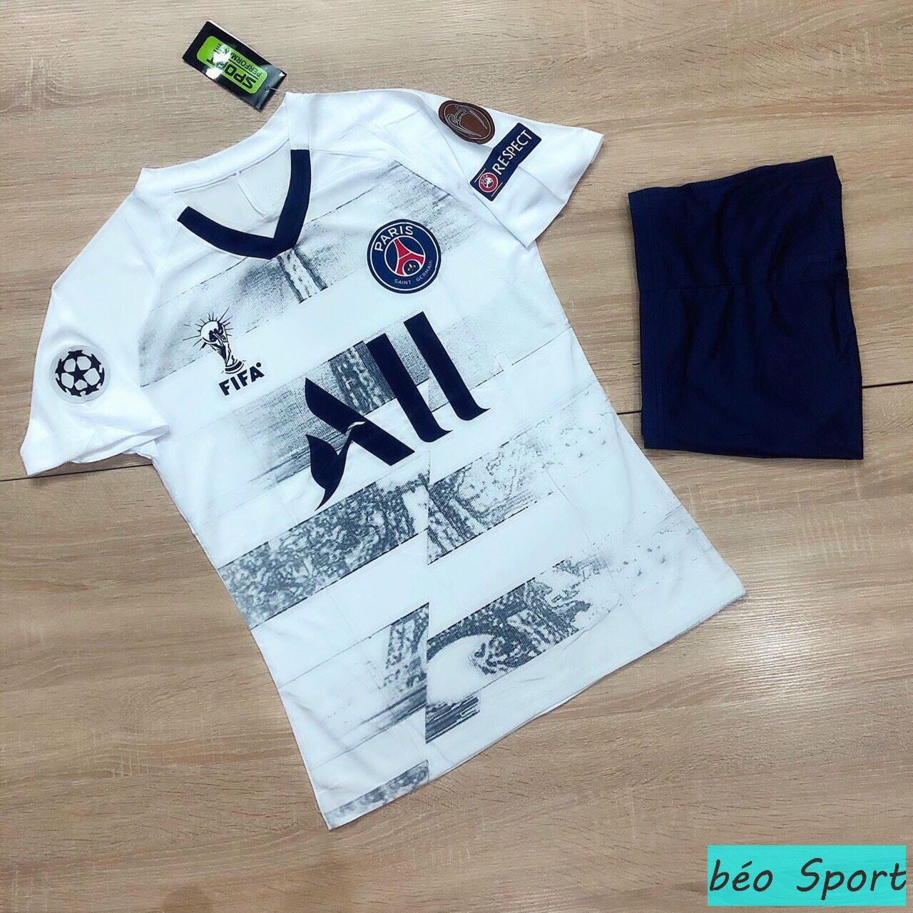 Áo Bóng Đá CLB Paris Saint-Germain F.C- sân khách - Thun Thái Nhập Khẩu