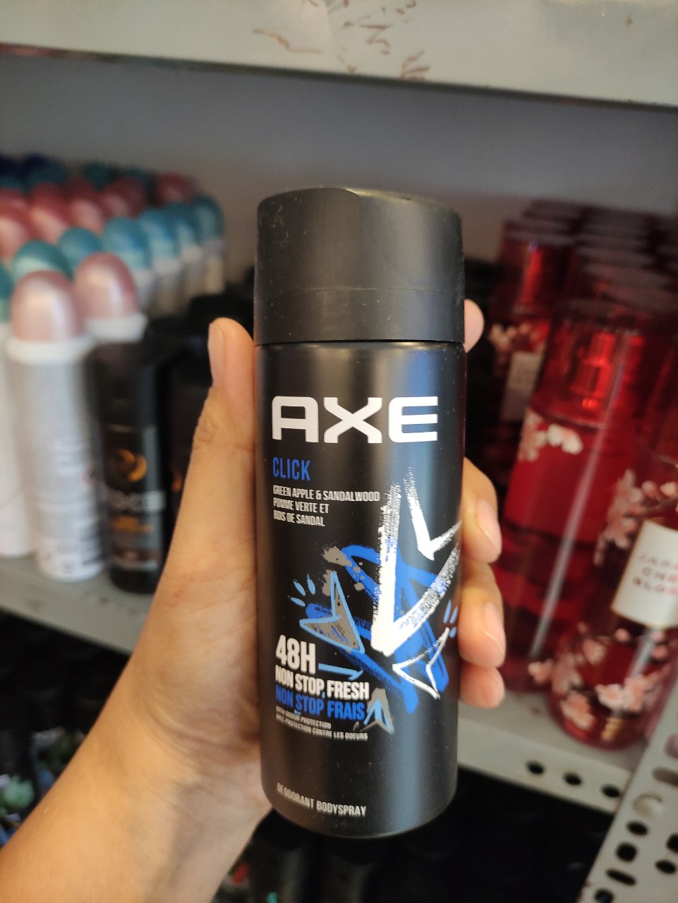 Xịt khử mùi axe click 150ml