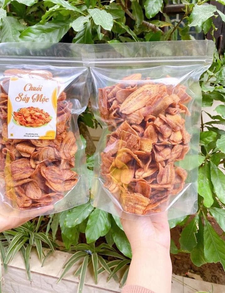 Chuối sấy mộc tự nhiên ngon 29k/ 1 gói 300g