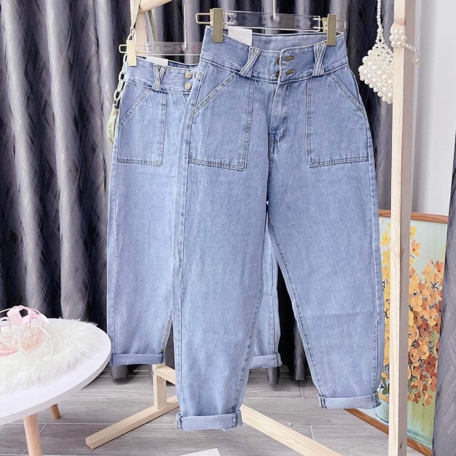 Quần bagy đai chéo cạp cao ch12
