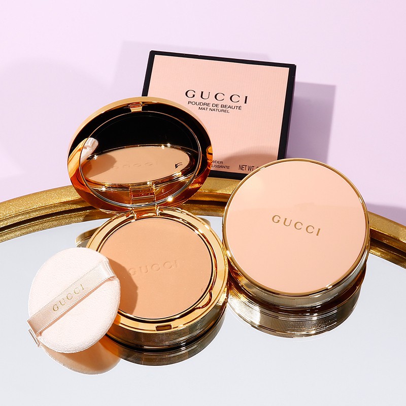 Phấn Phủ Dạng Nén Kiềm Dầu Siêu Tốt Gucci Poudre De Beaute Mat Naturel