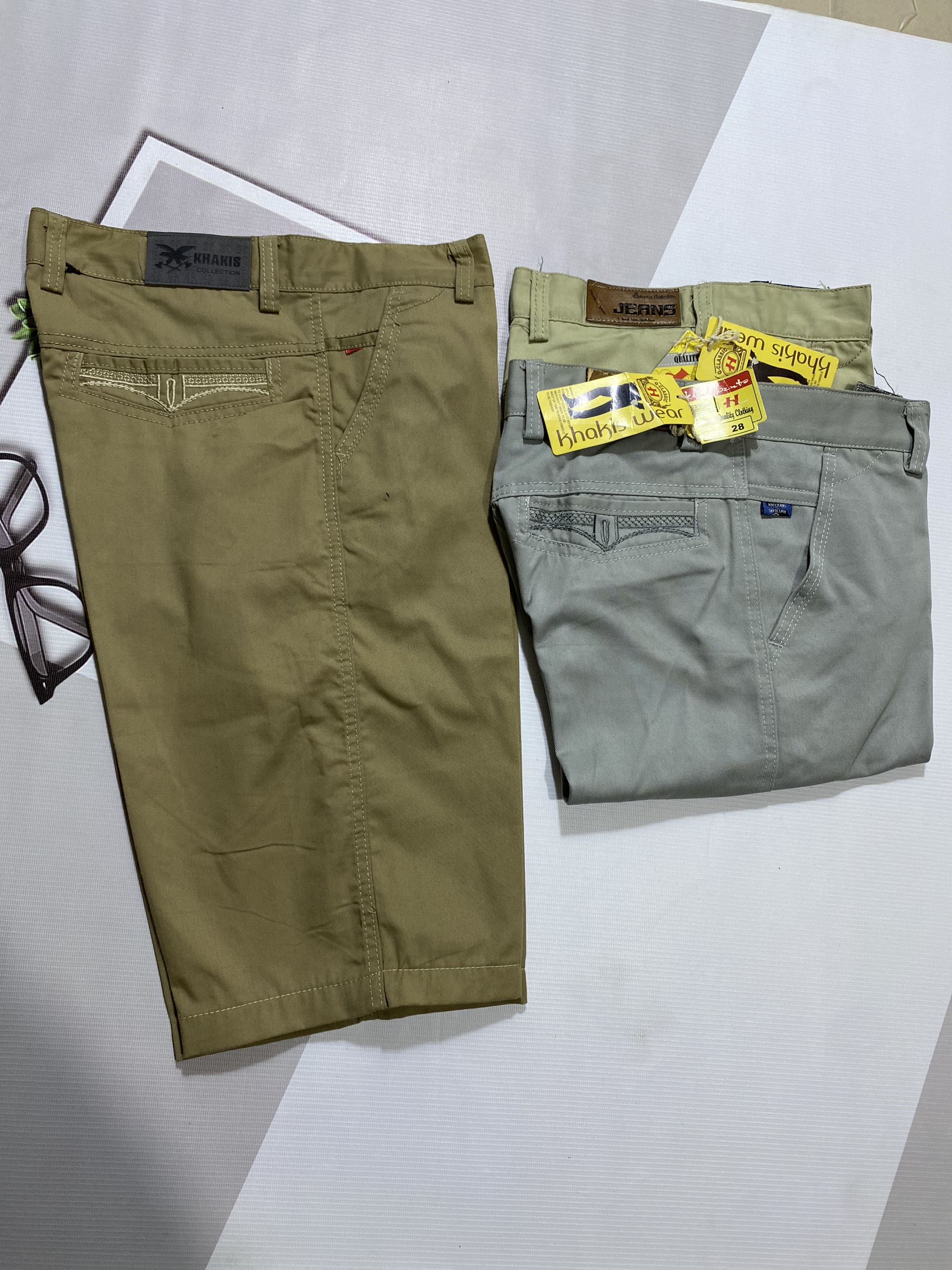 Quần short kaki cotton - size 28-29