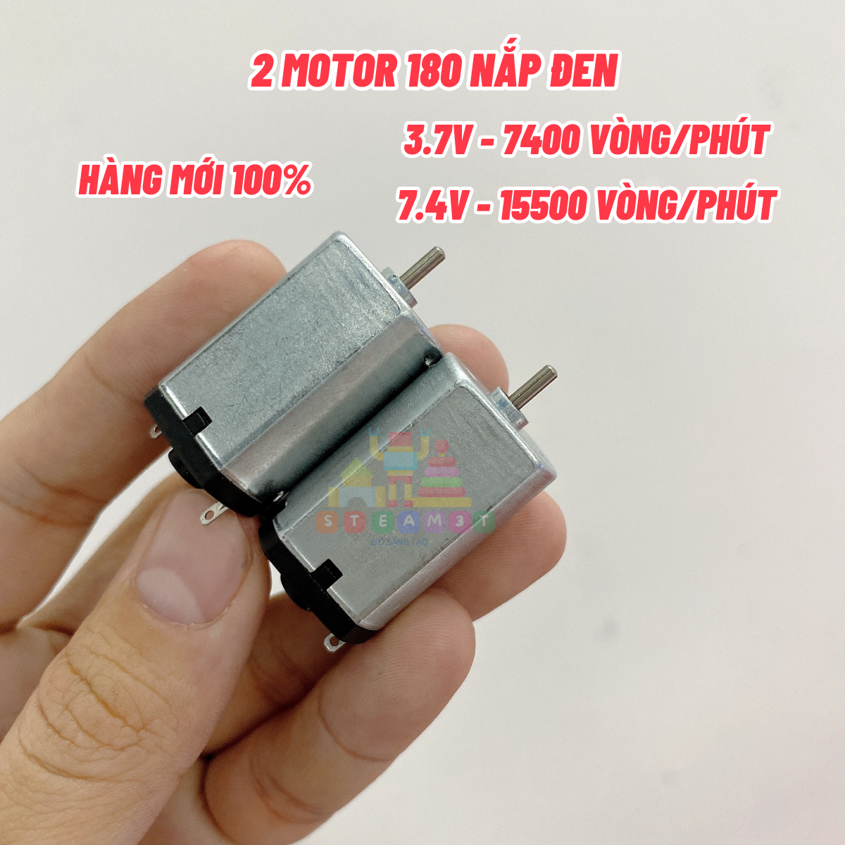 [HCM]Bộ 2 Động cơ motor mô tơ mini DC 3V-6V tốc độ cao 15500RPM Hàng mới 100% - LK0008
