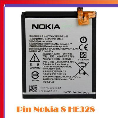 Pin nokia 8 mã he328 dung lượng 3030mah
