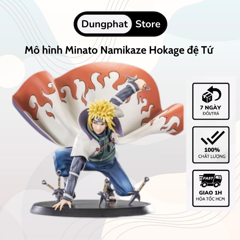 Mô hình Minato Namikaze Hokage đệ Tứ trong Naruto
