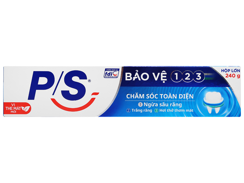 [HCM]Kem Đánh Răng P/S Bảo Vệ 123 Chăm Sóc Toàn Diện 240g