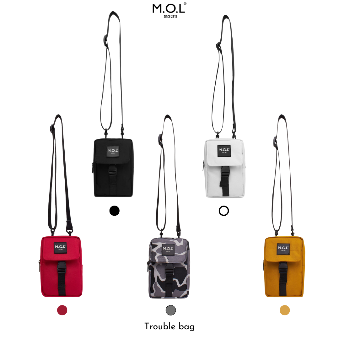 Túi đeo chéo: m.o.l trouble bag