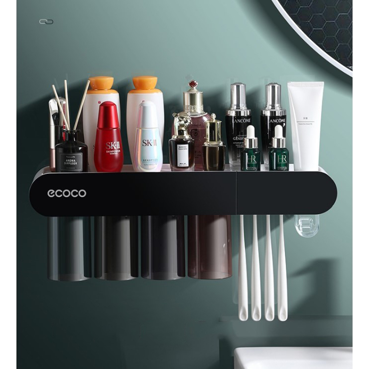 Kệ nhả kem 4 cốc, 3 cốc, 2 cốc - chuyên giá đựng bàn chải bộ nhả kem đánh răng eco.co cao cấp kèm 2 cốc, 4 cốc kệ nhả kem đánh răng ecoco giá tốt, giảm giá đến 40%