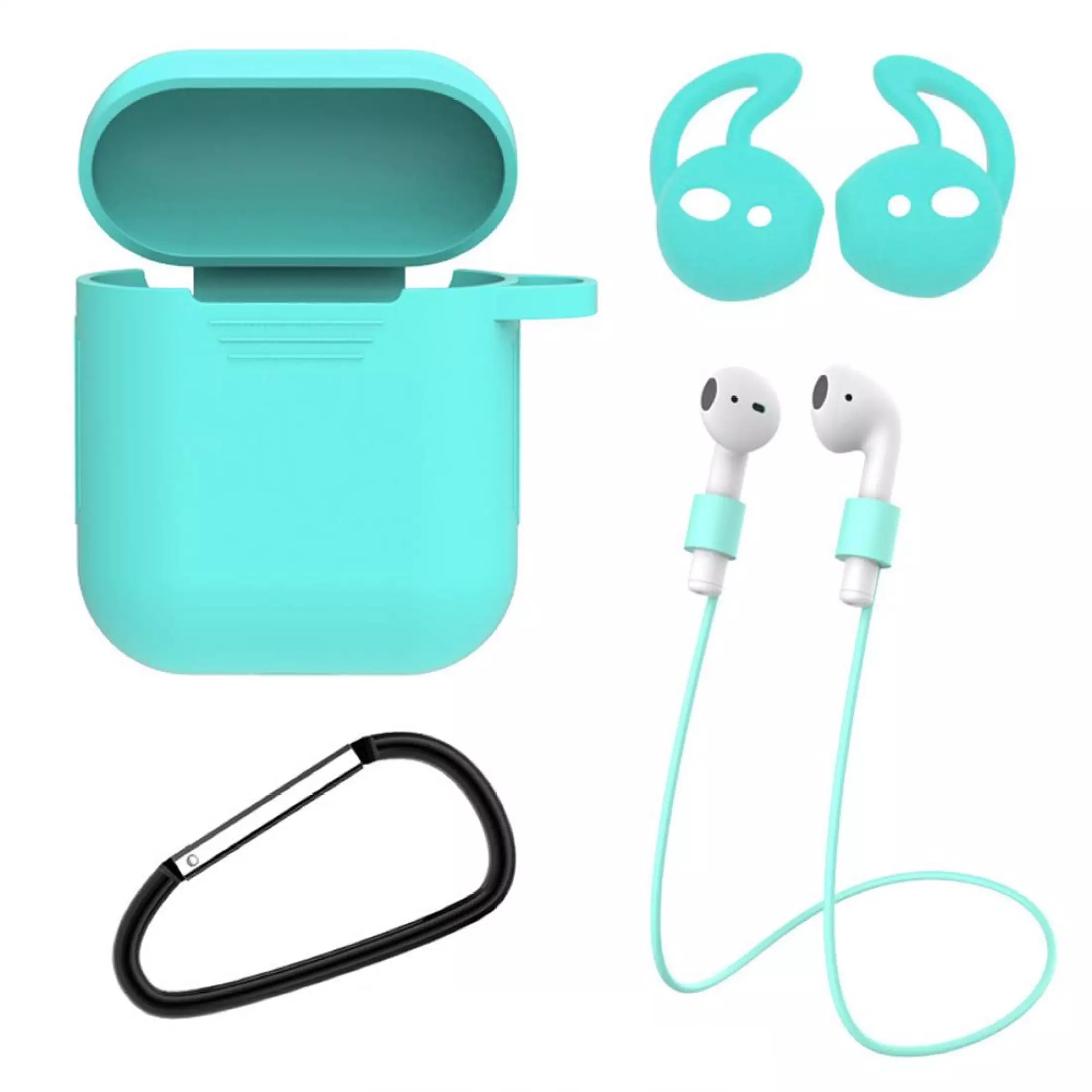 Bộ 04 phụ kiện silicon bảo vệ tai nghe airpods