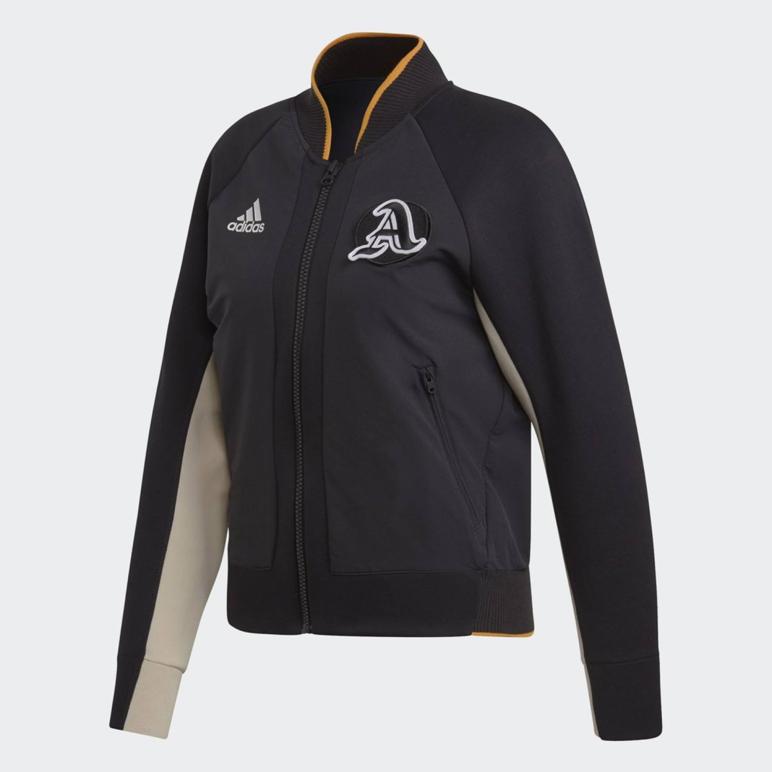 Adidas chính hãng - áo khoác nỉ nữ adidas vrct màu đen - ea0422
