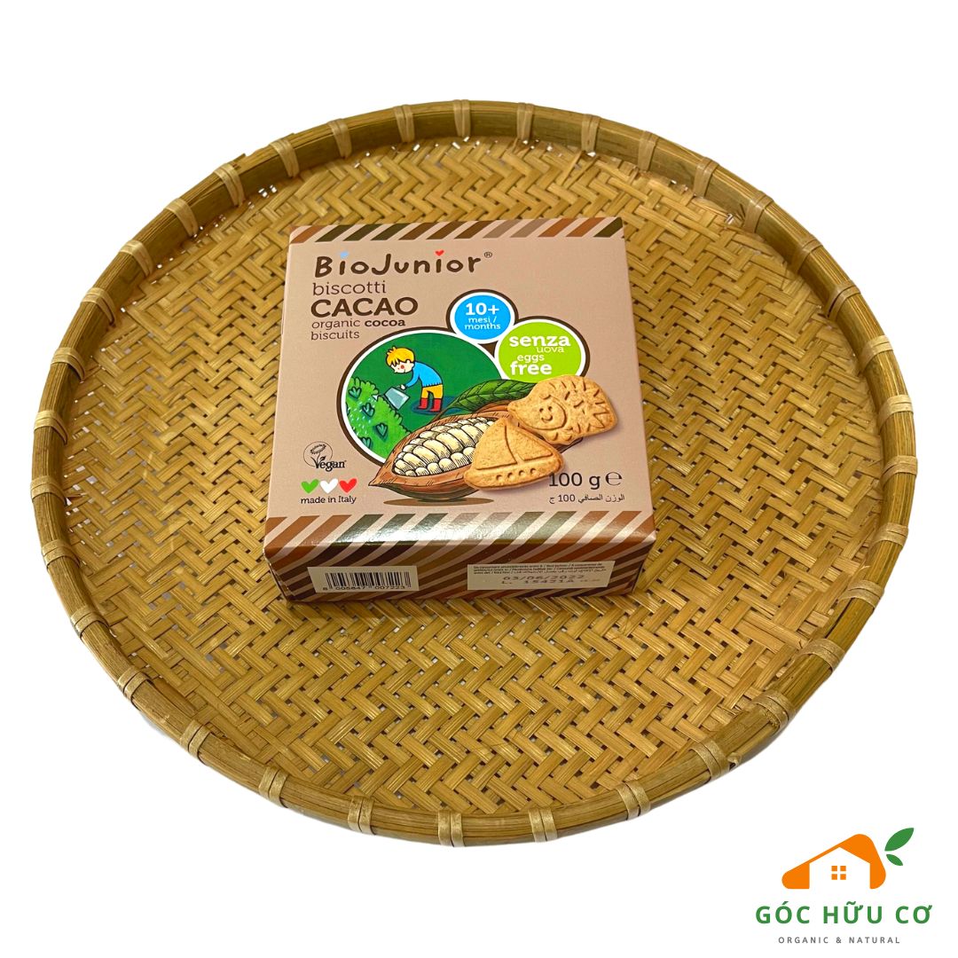 Organic Cocoa Biscuits BioJunior 100g - Goc Huu Co