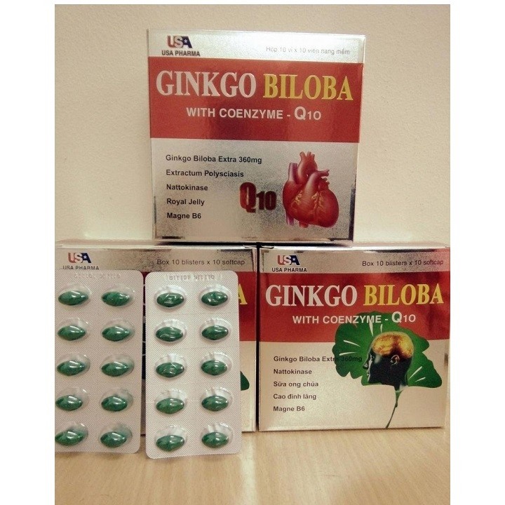 Hoạt huyết dưỡng não GINKGO BILOBA WITH COENZYM Q10