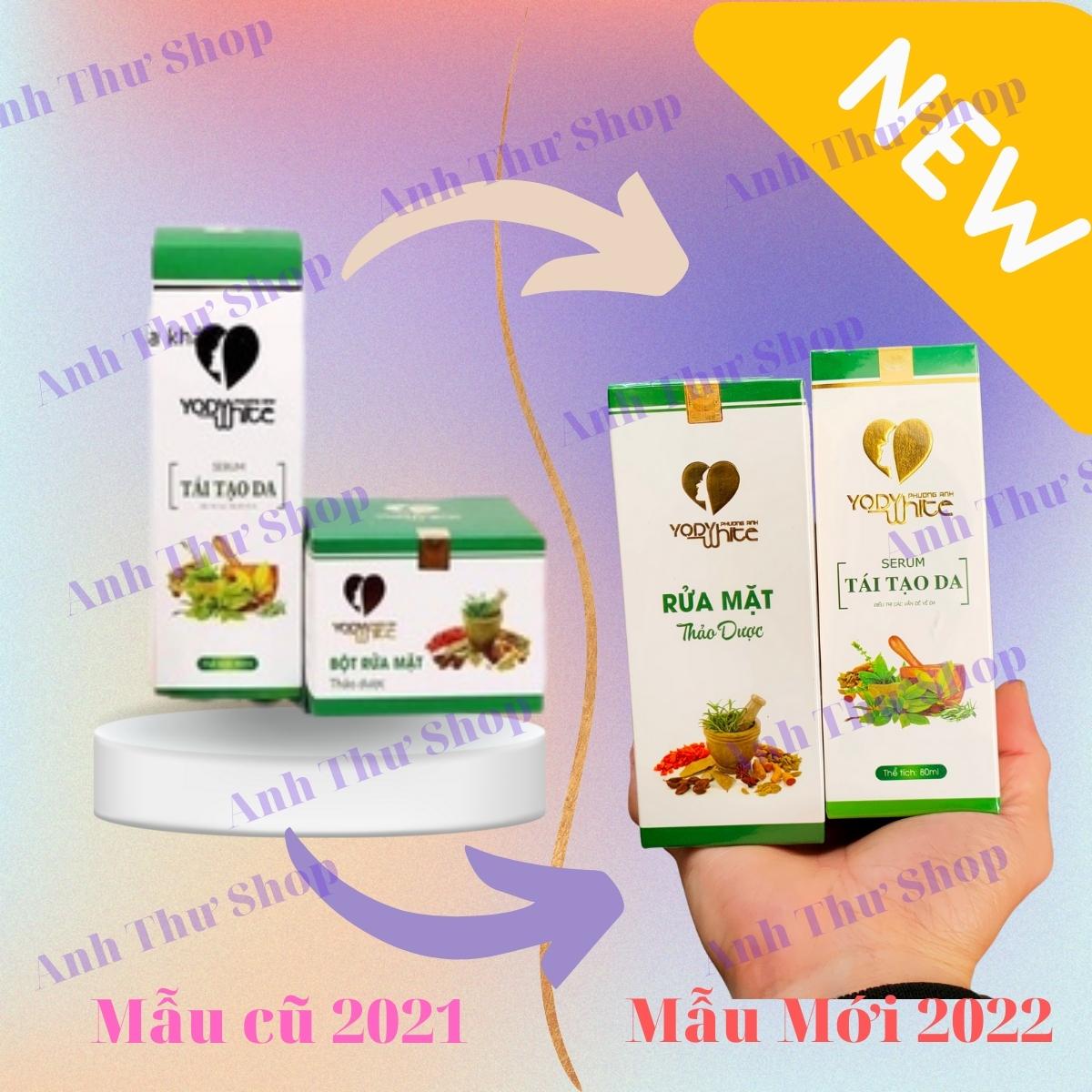 [Chuyên Sỉ] Combo Tái Tạo Da Phương Anh Yody White Serum Tái Tạo Da + Bột Rửa Mặt Chính Hãng