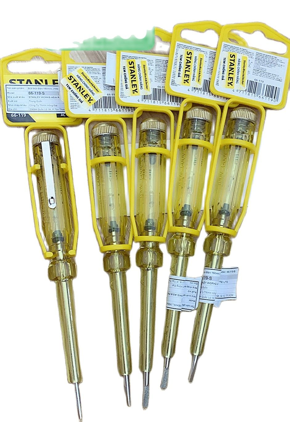 Bút thử điện Stanley chính hãng 150mm