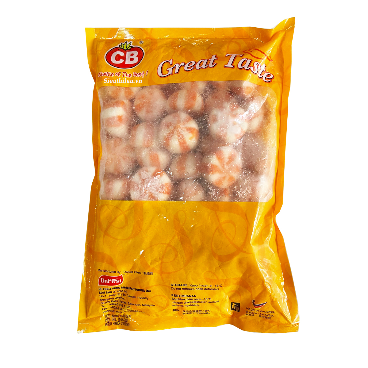 Sao biển vị tôm cb malaysia 1kg