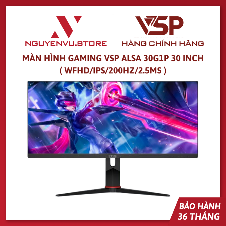 VSP 30g1p 30 inch Gaming Monitor (wfhd/IPs/200Hz/2.5ms) -authentic
