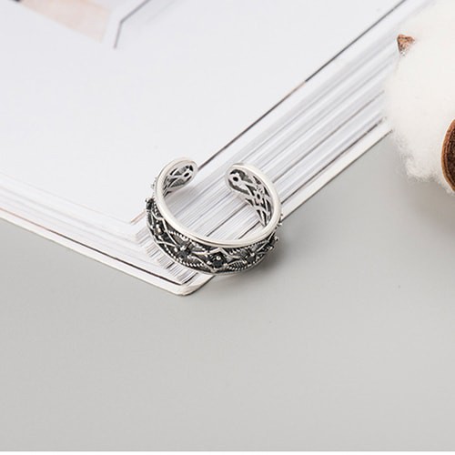 Nhẫn bạc 925 nữ nhẫn bạc Thái đeo ngón trỏ họa tiết cổ điển- ROXI, chất lượng đảm bảo an toàn đến sức khỏe người sử dụng, cam kết hàng đúng mô tả