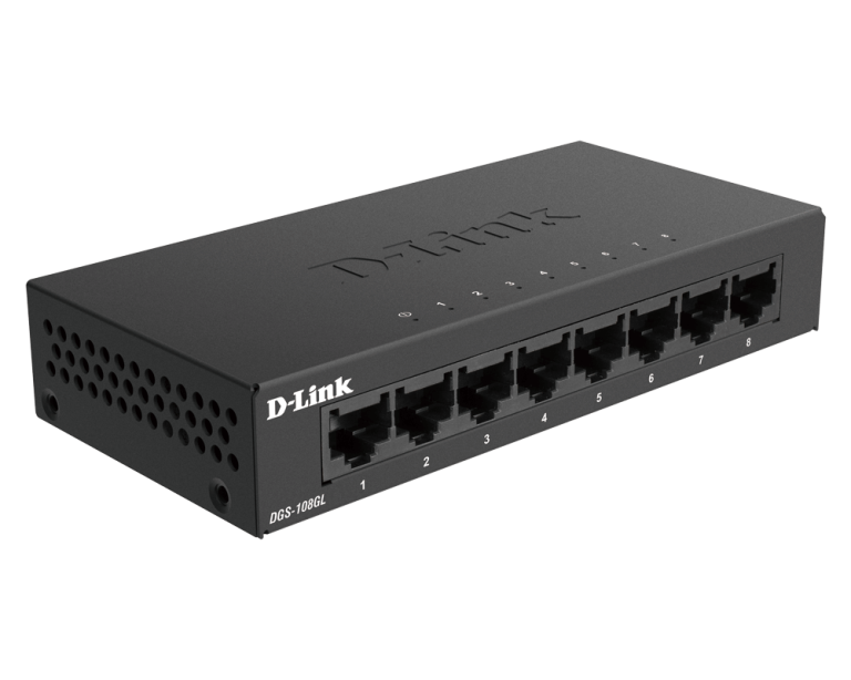 D-link dgs-108gl bộ chia mạng 8 cổng gigabit vỏ kim loại