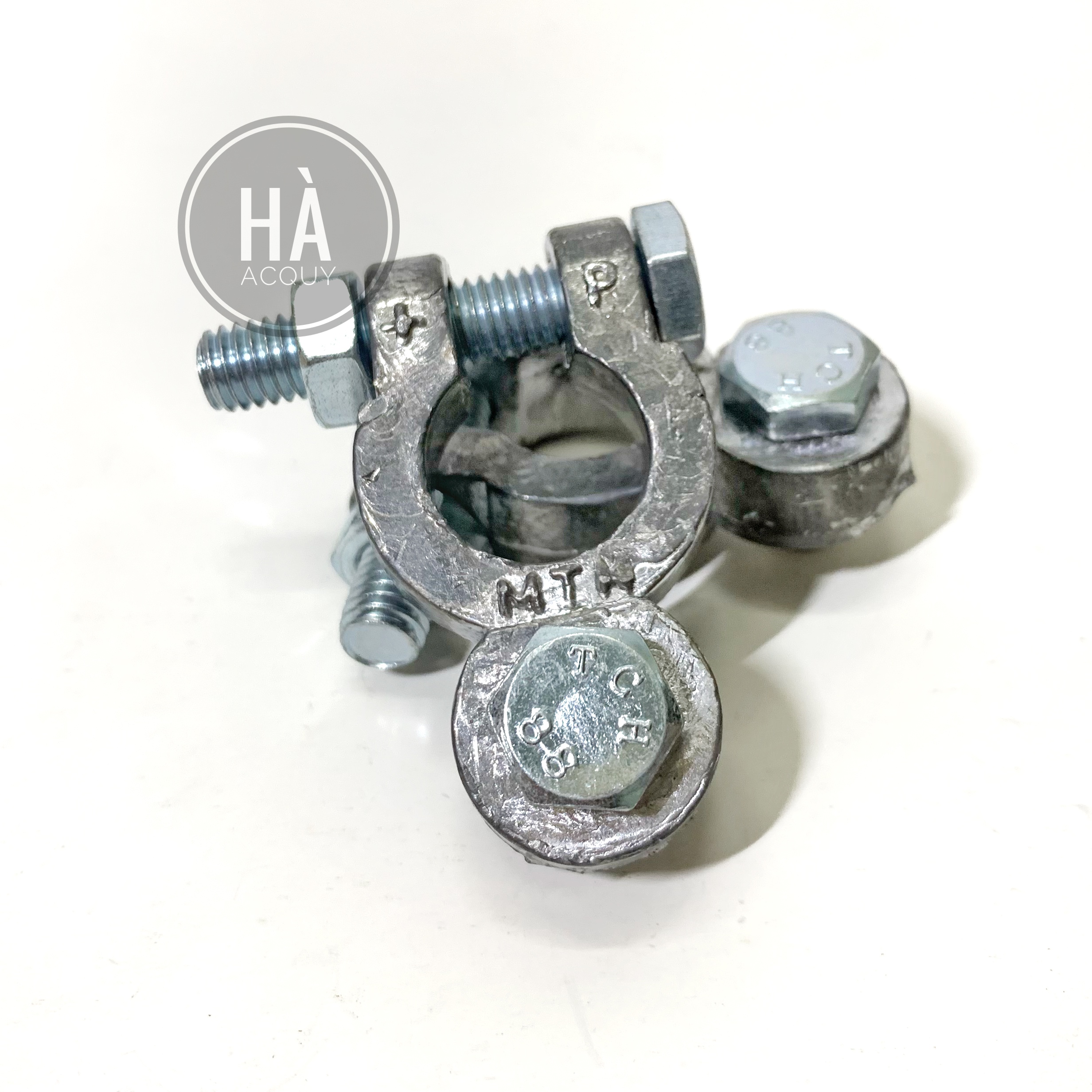 Đầu bọp cọc bình ắc quy bằng chì tròn phi 18 - 1 cặp