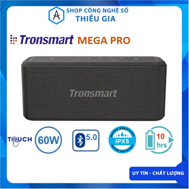 Loa bluetooth Tronsmart Element Mega Pro chính hãng, phiên bản nâng cấp công suất 60W, tăng cường âm Bass
