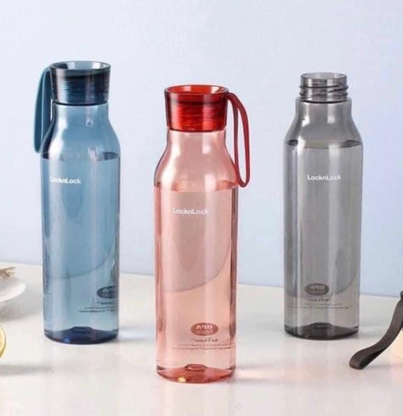 Bình nước nhựa tritan lock&lock eco bottle abf664 có dây treo